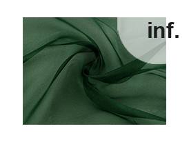 Decorative organza with shine