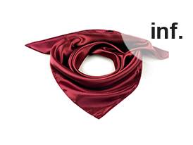 Plain Satin Scarf 60x60 cm