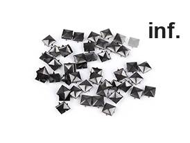 Stainless Steel Clothing Pyramid Spikes 12x12mm