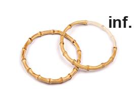 Bamboo Handle for Purses / Handbags Ø15 cm