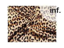 Satin elastic animal pattern