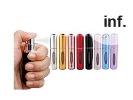 Travel refillable perfume atomizer 8 cm