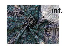 Jacquard fabric for clothing and decoration