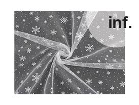 Tulle Christmas snowflakes