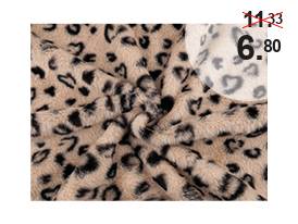 Faux fur, animal pattern