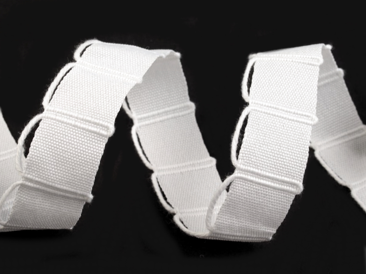 Cotton Tape for Bedding with Loops width 16 mm STOKLASA Haberdashery