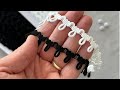 Trimming Braid with elastic eyelet for buttons, width 15 mm