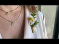 Artificial foam mini calla lily on a wire