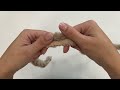 Clothing / Decorative Fur Trim to sew-on, round, width 1.5 cm
