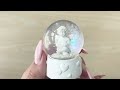 Snow globe angel Ø4.5 cm