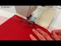 Metal hemming presser foot, overlock, straight stitch