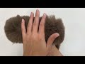 Clothing / Decorative Fur Trim to sew-on, flat, cut, width 5 cm