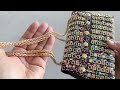 Handbag - clutch with rhinestones
