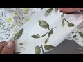 Cotton fabric / canvas flowers
