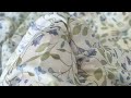 Cotton poplin clothing silk, forget-me-nots