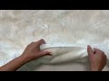 Fur fabric with extra long hair