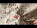 Decorative fabric Loneta PES plants