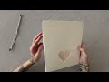 Paper Box with see-through Heart Window 
