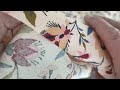 Cotton fabric / cloth flowers