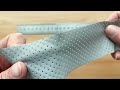 Perforated reflective tape, elastic width 50 mm, sew-on