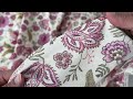 Cotton fabric / canvas, blooms