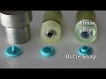 Hand press dies mold for Eyelets size 16', 18', 20', 22'