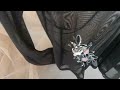 Exclusive stretch tulle for inserts, necklines, sleeves, body linings