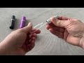 Travel refillable perfume atomizer 8.5 cm