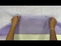 Decorative organza with shine