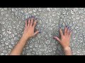 Organza Fabric Halloween / Skulls with glitter