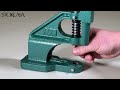 Hand press dies mold for metal, brass, stainless steel snaps Ø10 mm