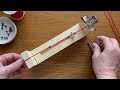 Wooden loom for weaving bracelets and necklaces, adjustable