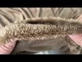 Elastic fur knit