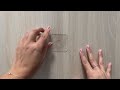 Nano Transparent Double-sided Sticker 5.8x5.8 cm