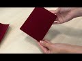 Self-adhesive velvet