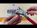 Set of Press Studs Fasteners Roland Baby Ø10 mm with Pliers, for thinner fabrics