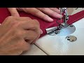 Hemming, edge stitching filer for industrial sewing machines