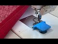 Magnetic seam guide for sewing machines