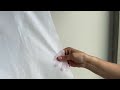 Lead Weighted Voile Net Curtain width 276 cm