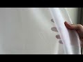 Voile Drape / Sheer Curtain Fabric with loaded edge, width 276 cm